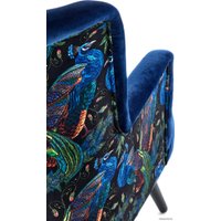 Интерьерное кресло Halmar Pagoni (темно-синий/черный)