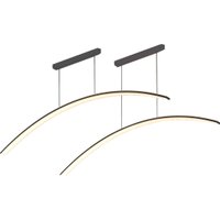 Подвесная люстра AksHome Wave (черный)