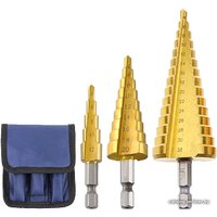 Набор сверл USBTOP 4-12/4-20/4-32 мм с титановым покрытием 557163 (3 шт)