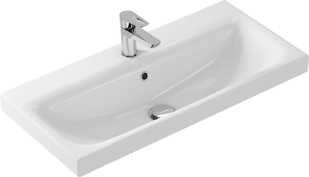 

Умывальник Cersanit Moduo 80 Slim P-UM-MOD80SL/1 + 63030