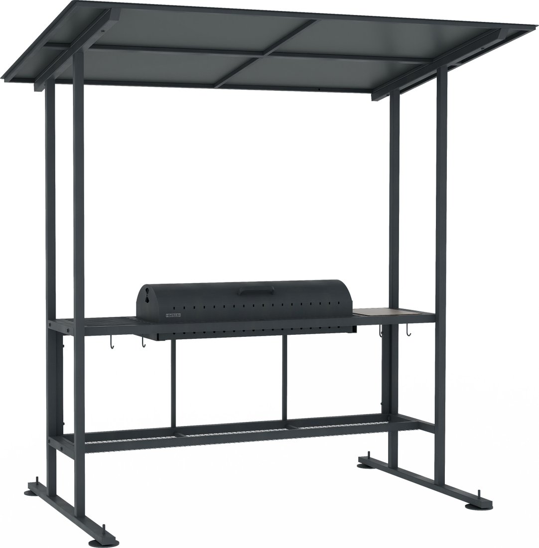 

Мангал для дачи Grills Барбекю Лофт 1000 с навесом