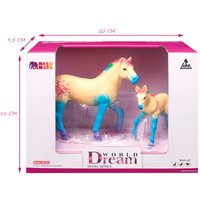 Набор фигурок Masai Mara Мир фэнтези. Семья желтых сказочных лошадей MM206-426