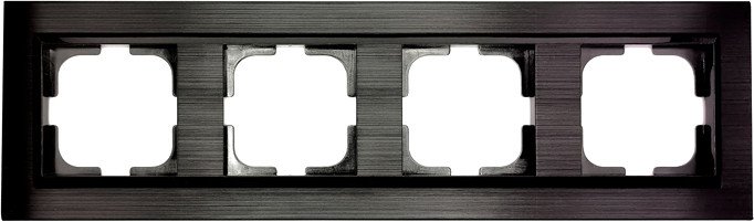 Рамка Ovivo Quantum 405-360000-228 (черный)
