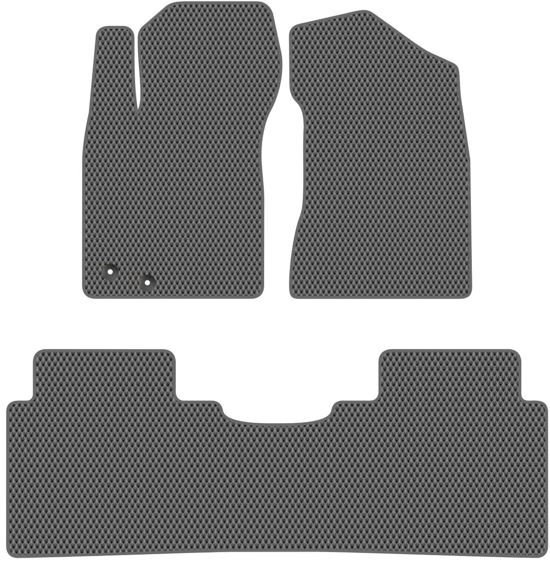 

Комплект ковриков для авто Alicosta Dongfeng DF6 I (пикап) 2022 - Н.В. (серый, ромб)