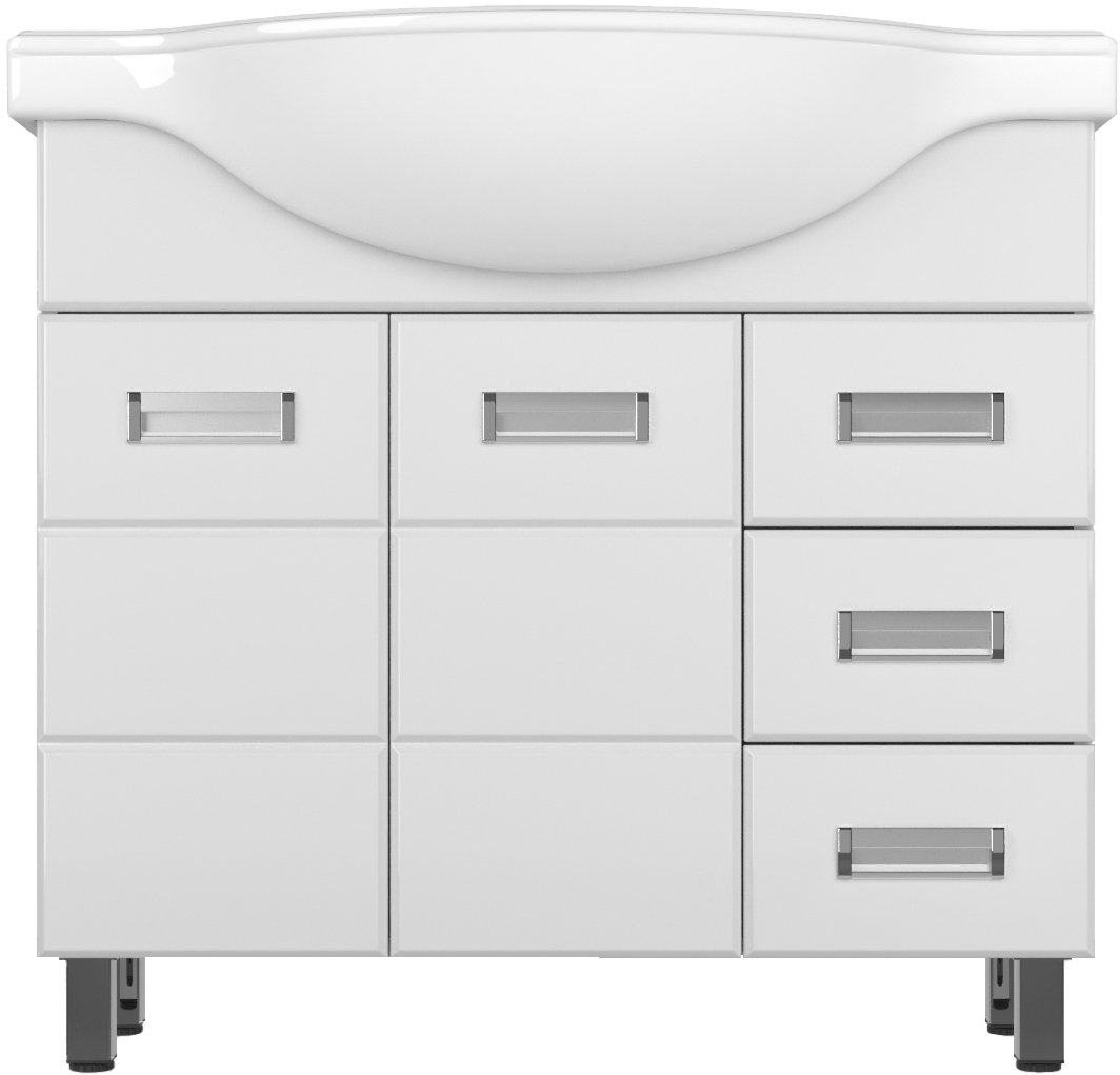 

Style Line Тумба под умывальник Ирис 90 3 ящика (для классической раковины)