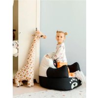 Пуфик DreamBag Панда L (Бело-черный)