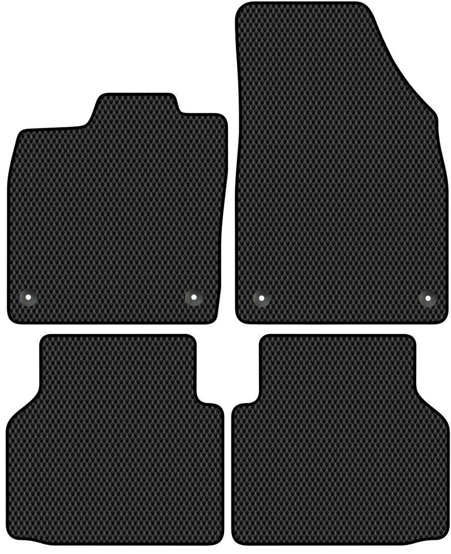 

Комплект ковриков для авто Alicosta Audi Q4 e-tron I (suv / SUV) 2021 - Н.В. (черный, ромб)