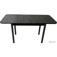 Кухонный стол Solt СТД-08 (северное дерево темное/ноги круглые черные)