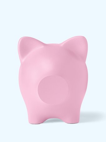 

Копилка для денег PIG BANK свинка-копилка XL Барби (нежно-розовый)