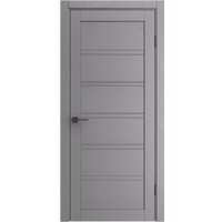 Межкомнатная дверь el'Porta Порта-28 60x200 (Graphite Wood/Grey Fog)