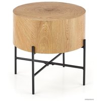 Журнальный столик Halmar Brooklyn-s 45x45 (натуральный/черный)