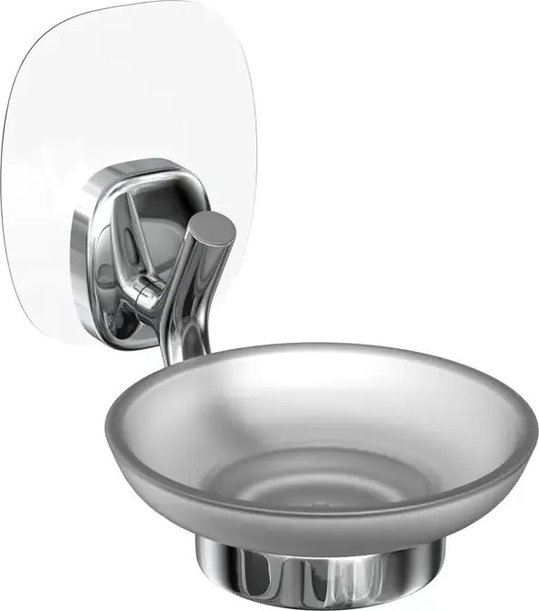 

Мыльница Lemer Nature на силиконовом креплении LEM-N06CR (хром)