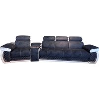 Диван ПетраМебель Айпетри Люкс (черно-белый)