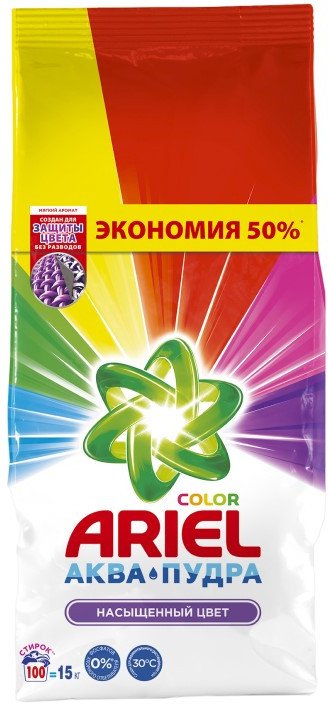 

Стиральный порошок Ariel Color Аква Пудра 15 кг