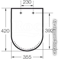 Сиденье для унитаза Roca Dama-N А80178В004