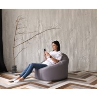 Кресло-мешок Mio Tesoro Poparada XXXL PO-65x85-S (серебристый)