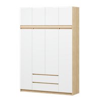 Шкаф распашной Soma ШК-4 160-235 (дуб сонома/белый)