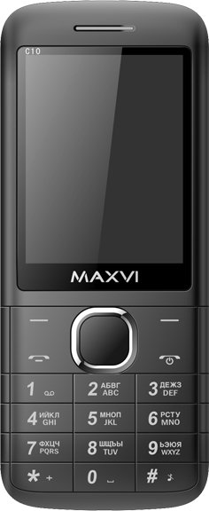 

Кнопочный телефон Maxvi C10 Black