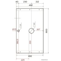  1Марка Тумба под умывальник Grunge Loft 80П У85842 (дуб вотан)