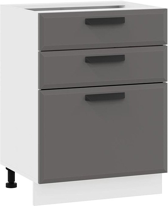 

Шкаф напольный Трия Тиана 1Н6Я3 (белый/асфальт супермат)