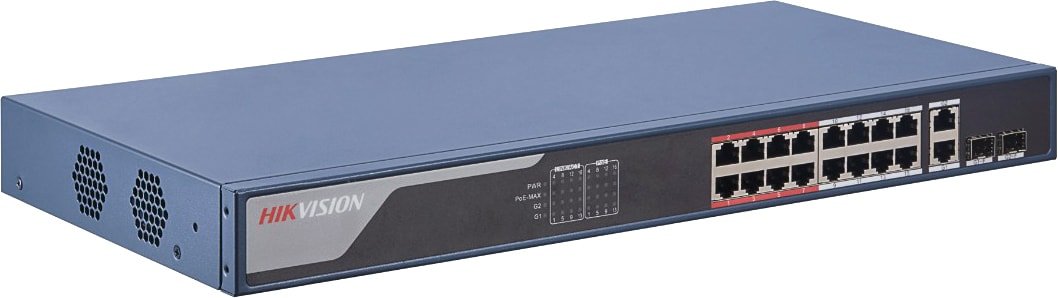 

Настраиваемый коммутатор Hikvision DS-3E1318P-EI