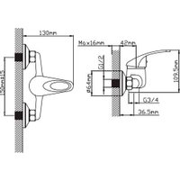 Смеситель Cronwil CD040-46