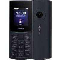 Кнопочный телефон Nokia 110 4G Dual SIM (темно-синий)