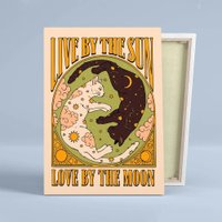 Картина по номерам Red Panda Любишь солнце - люби и луну p55934