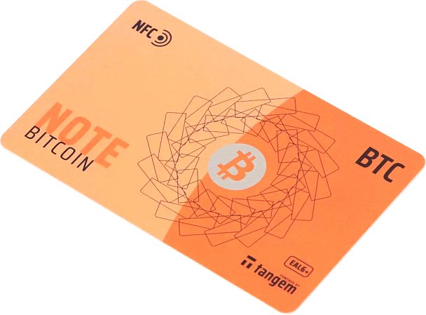 

Аппаратный криптокошелек Tangem Note Bitcoin