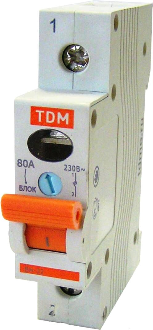 

Выключатель нагрузки TDM Electric SQ0211-0009 (мини-рубильник)