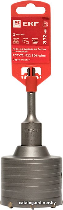 

Коронка EKF Master TCT-72 М22