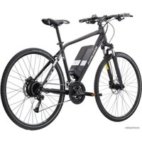 Электровелосипед Kross Evado Hybrid 1.0 XL 2023 KREH1Z28X23M004244 (черный/серый)