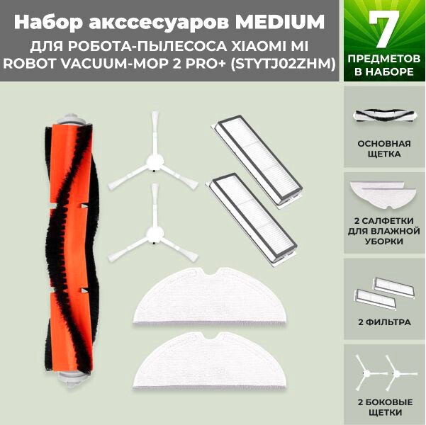 

Набор аксессуаров USBTOP для Xiaomi Mi Robot Vacuum-Mop 2 Pro+ (STYTJ02ZHM) 558268