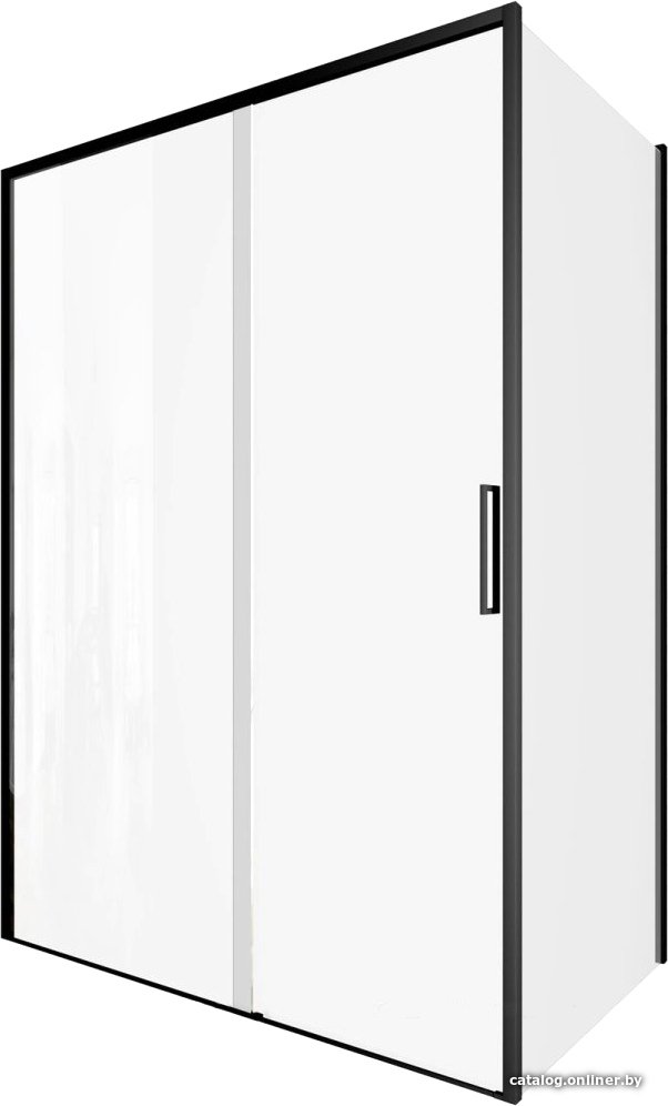 Душевой уголок Aquanet Pleasure Evo 150 AE65-150x80-BT (черный анодированный)