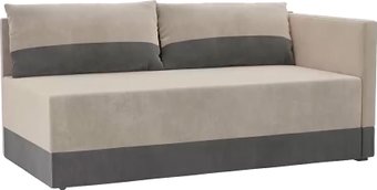 Лига диванов Никас 105190 (правый, бежевый/серый)
