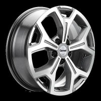 Литые диски Carwel Талкас 1710 17x6.5" 5x114.3мм DIA 54.1мм ET 45мм AGR