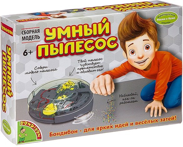 

Набор для опытов Bondibon Науки с Буки Умный пылесос ВВ3189