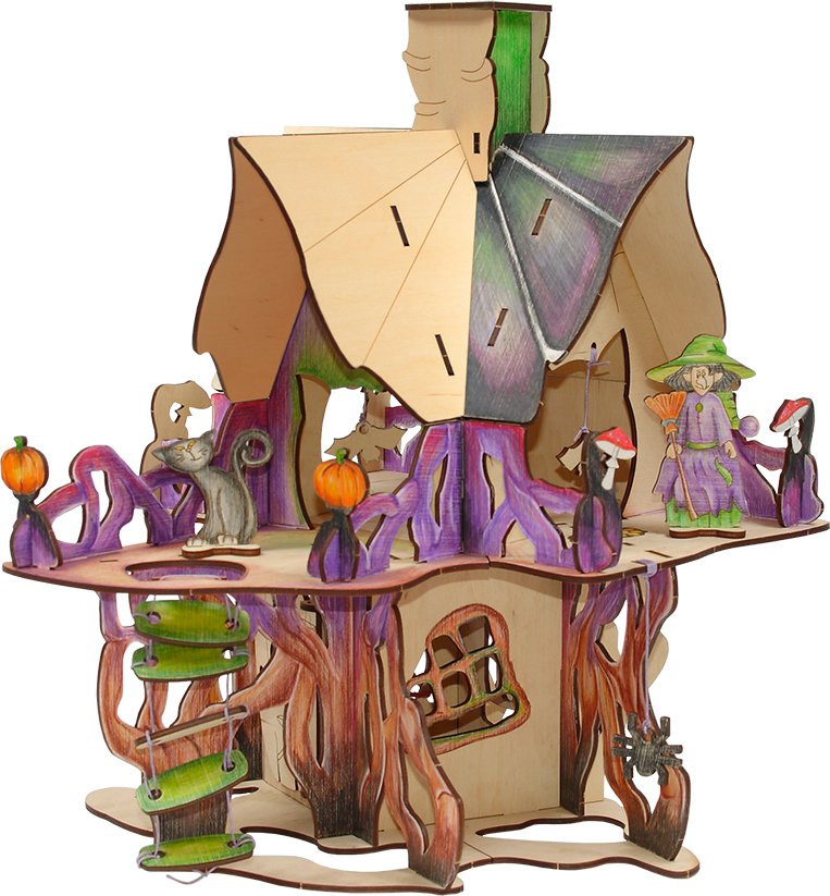 

3Д-пазл Woody Замок колдуньи 00785