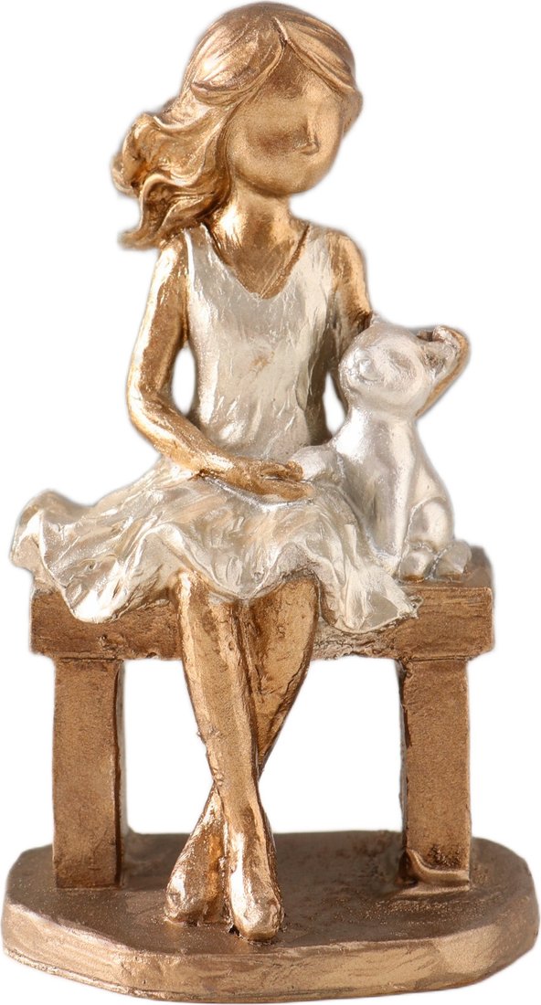 

Статуэтка Sima-Land Малышка с котиком на скамеечке 10583335