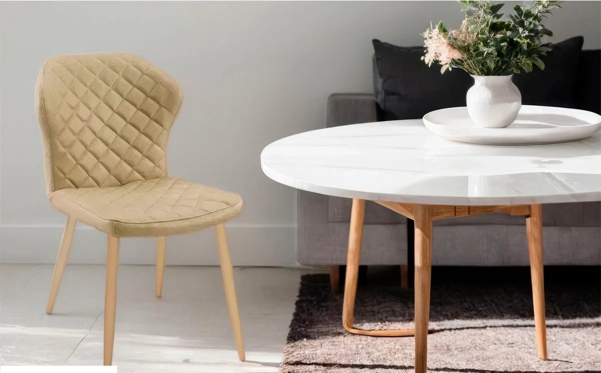 

Стул DikLine DikLine 239М (Кож/зам бежевый/ножки бежевый)