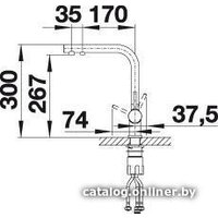 Смеситель Blanco Fontas II Silgranit (черный матовый)