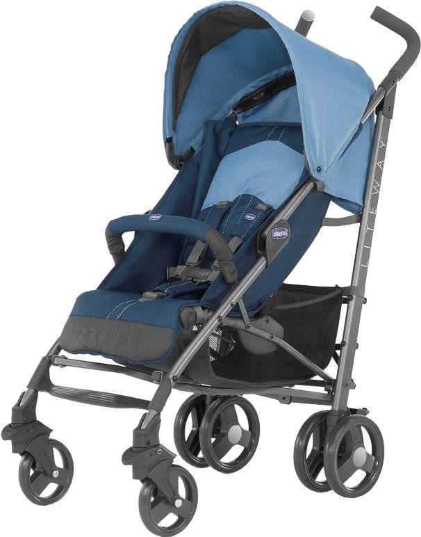 

Коляска прогулочная «трость» Chicco Lite Way 2 Top (синий)