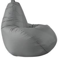Кресло-мешок Mio Tesoro Груша XXXL GF-140x95-S (серебро) в Бобруйске