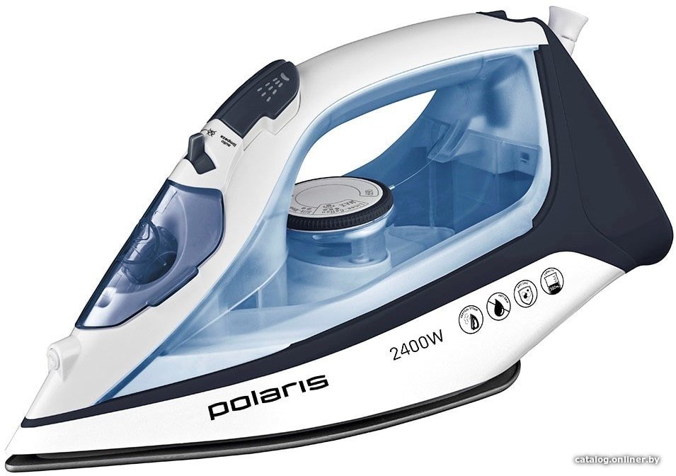 Утюг Polaris PIR 2483K 3m (белый/голубой)