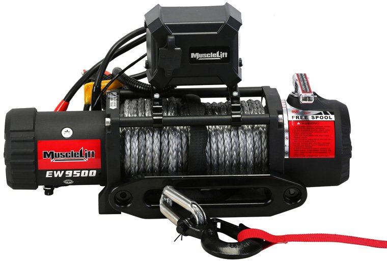 

Лебёдка для автомобиля T-max Musclelift EW-9500 синтетика