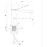 Смеситель Lauter Allure 21CK618QP