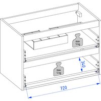  Lauter Тумба под умывальник Mia 80 + Alton 82 (белый глянец)