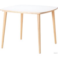 Кухонный стол Ikea Омтэнксам 004.693.99 (белый/береза)