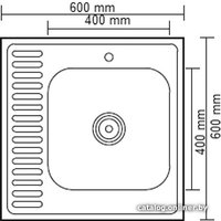 Кухонная мойка Ledeme L66060-R