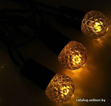 Светодиодная гирлянда Luazon Метраж Фонарик Led-40 (5 м, желтый) [1080112]